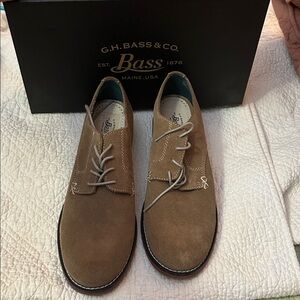 G.H. Bass & Co. Tan Suede Women's Shoes
